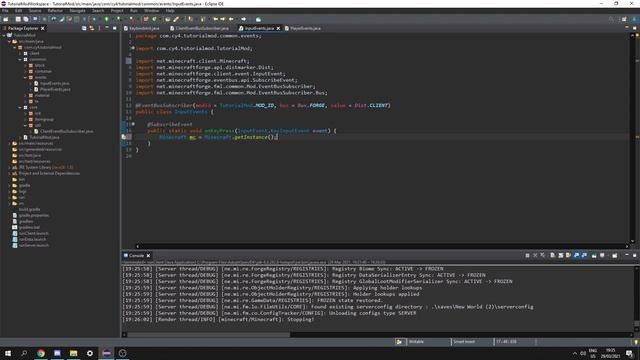 Minecraft Modding Tutorial 1.16 | 13.0 - Keybinds