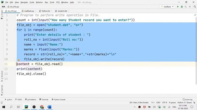 File mode, File type and file Handling in Python смотреть онлайн