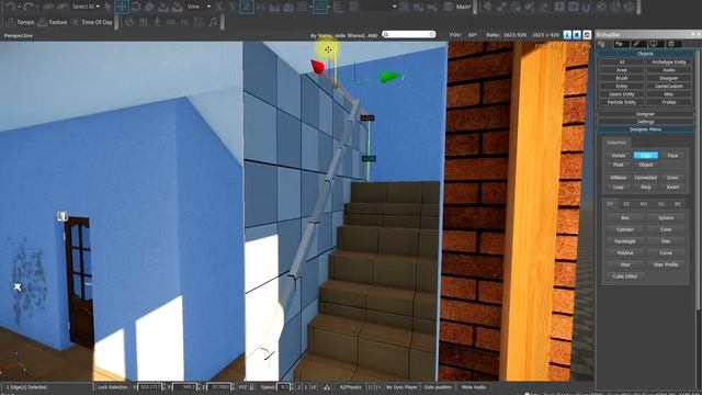 Cryengine #8 creating individual fence,low polyсоздание перил,забора из прозрачных текстур уроки смотреть онлайн