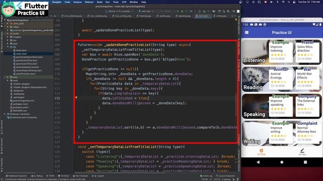 Flutter - Practice English Exam UI ( English Exam UI ) смотреть онлайн