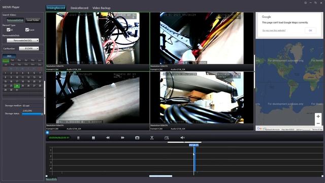 Работа с программой просмотра видео для видеорегистраторов NSCAR 401, 801, F864 смотреть онлайн