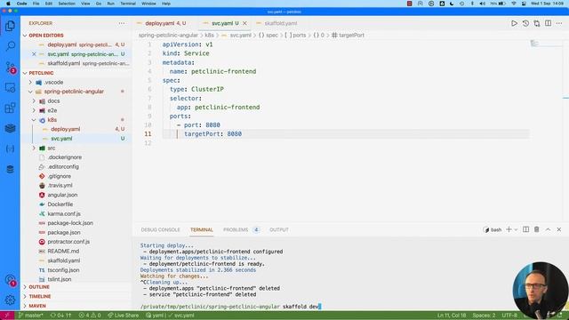 Kubernetes Workshop #1 - part 2: Running Containers On a Minikube With Skaffold смотреть онлайн