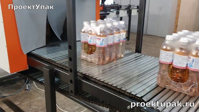 Групповая упаковка ПЭТ 0,5л, 1л, 1,5л на одной машине смотреть онлайн