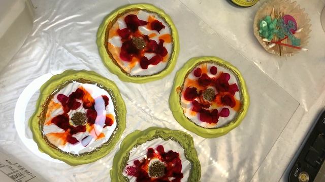 8 урок эффект 3D цветка в эпоксидной смоле. смотреть онлайн