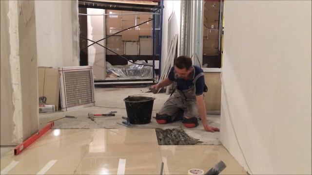 ООО ЭвентусСтрой. Работы по укладке напольной плитки. смотреть онлайн