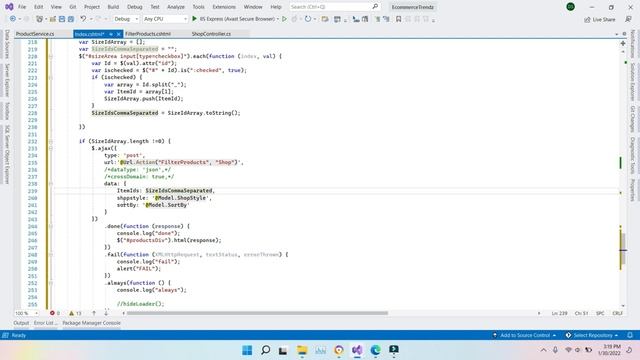 Filter in asp.net mvc | Multiple Size filter- Session 24 смотреть онлайн