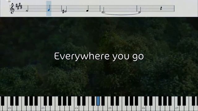 FLY TO YOUR HEART from TikerBell Sing along (Karaoke + Guide melody + Sheet music + Piano tutorial) смотреть онлайн