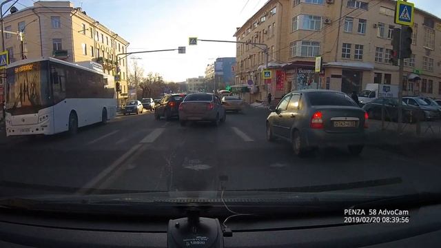 Автохам в Пензе 20.02.2019 смотреть онлайн