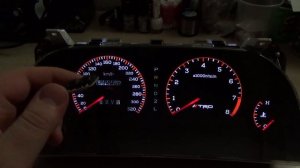 Пересвет приборной панели Toyota MARK II (90, TRD)