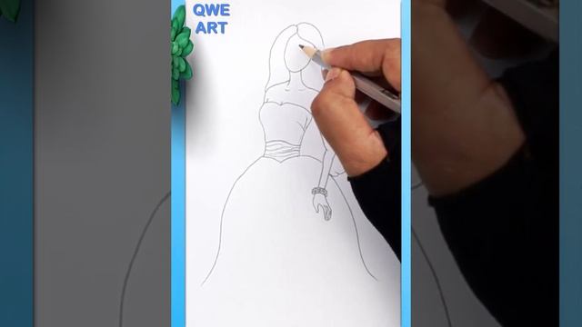 Barbie Doll Drawing Tutorial for Beginners #Barbie смотреть онлайн