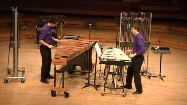 DU-Ality Plays Bach/Nørgård - The Well Tempered Percussion first movement смотреть онлайн