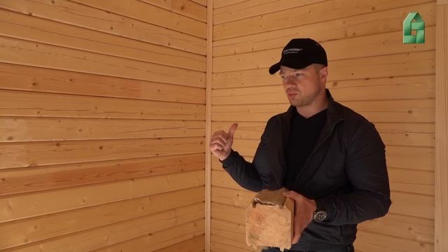 Одноэтажный дом «Сканди-Мини» из профилированного бруса 6х10м. Лучший дом для дачи! смотреть онлайн