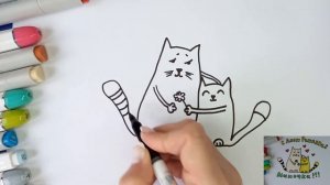 Как нарисовать маме на День Рождения открытку