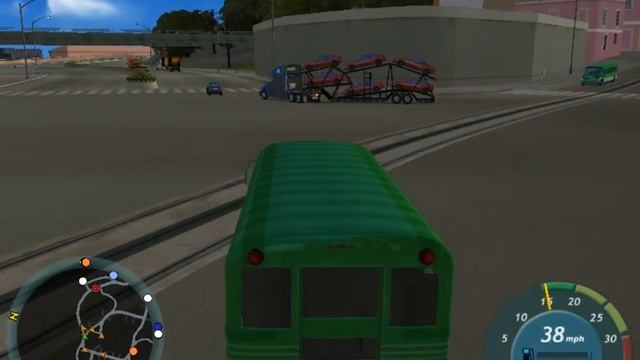 18 Wheels of Steel: Convoy - San Francisco Bus Mission смотреть онлайн