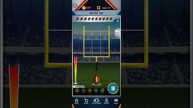 New Kick Tac Toe field goal game mode in Panini Blitz football digital trading cards. смотреть онлайн