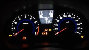 Панель приборов Hyundai Solaris 2015