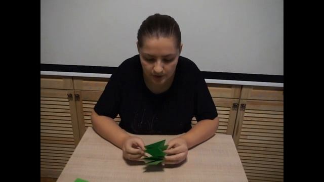 Оригами Делаем Кактус из бумаги смотреть онлайн