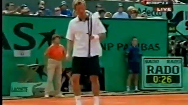Roland Garros 2000 Kuerten x Ferrero semi final primeiro set смотреть онлайн