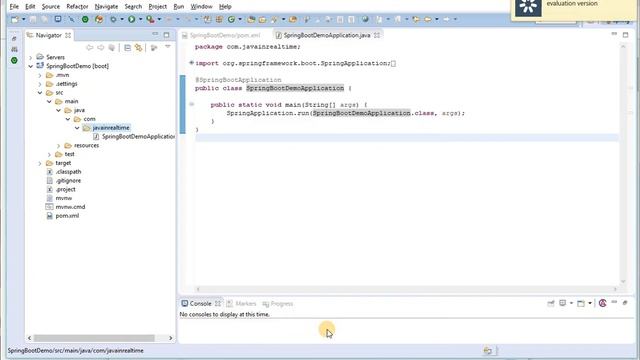 Spring Boot Hello World example using maven build tool in STS смотреть онлайн