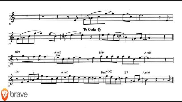 NIGHT IN TUNISIA [alto sax] JAZZ LATIN [backing track] смотреть онлайн