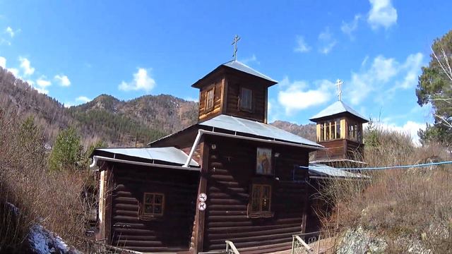 Прогулка по мосту на остров Патмос. Апрель. Горный Алтай. смотреть онлайн