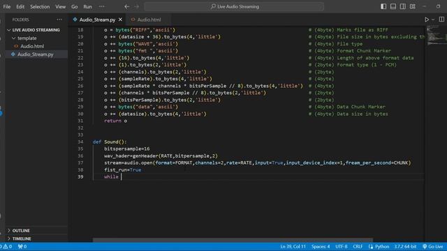 Live stream your audio using python || Stream live Audio in Local Network Using python смотреть онлайн