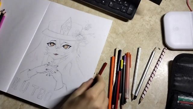 Как я Хутао рисовал_how I Drew Hutao?