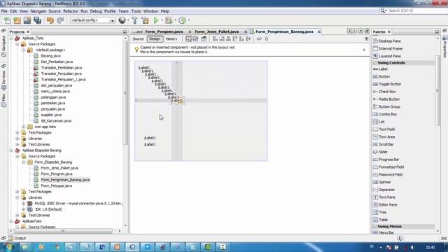 Membuat Aplikasi Ekspedisi Barang Menggunakan Java Netbeans 8.1 смотреть онлайн