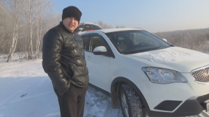 отзыв  владельца обзор санг енга актиона с двух литровым бензиновым двигателем Ssang Yong Actyon.