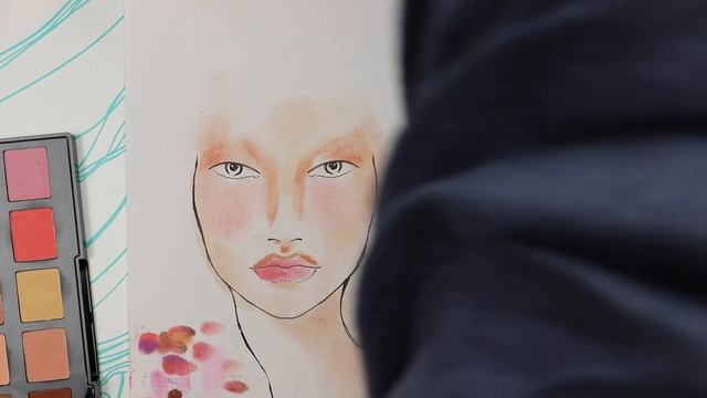 Face Charts - Making Faces with paint! 3 Using Clear Gesso смотреть онлайн