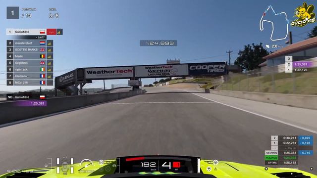Gran Turismo 7 - victory at Laguna Seca, Audi LMS R8 VR46 | PS5 gameplay смотреть онлайн