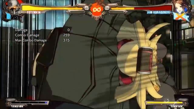 Guilty Gear Xrd Rev 2 - Potemkin Ultimate Combo Video смотреть онлайн