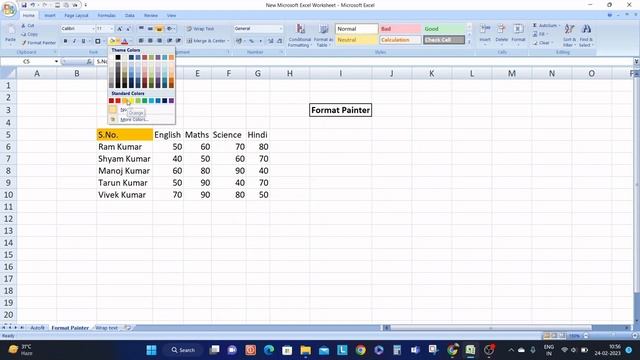 Excel AutoFit, Format Painter & Wrap Text смотреть онлайн