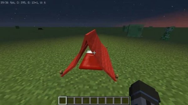 Minecraft //  Обзор мода // Camping Mod (Палатки)