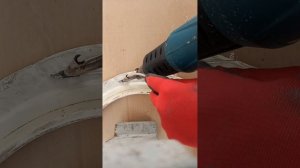 пайка бака стиральной машины прутком ПП #бытоваятехника #ремонт #мастеркласс