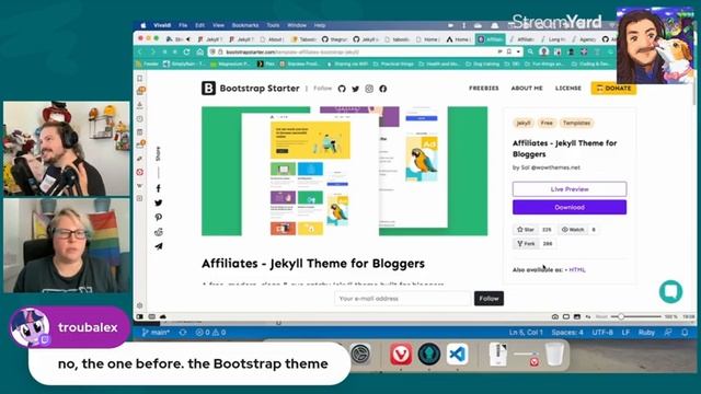 Let’s rewrite a website using Jekyll and Github Pages with guest Kai Katschthaler смотреть онлайн