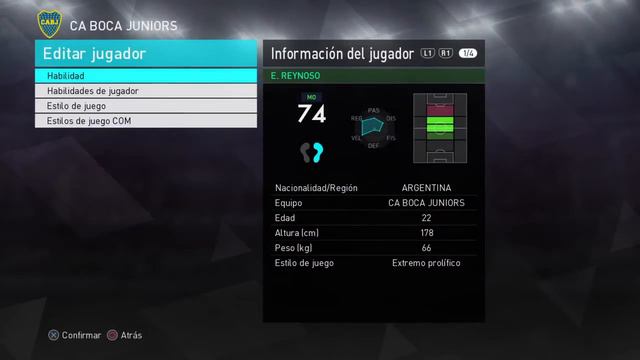 Emanuel Reynoso PES2018 copia base v2 смотреть онлайн