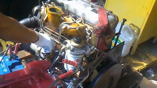 Запуск дизеля в руках смотреть онлайн