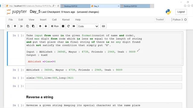 Day 5 - Part 1 | Problem solving in string in Python | InfyTQ смотреть онлайн
