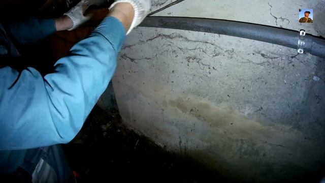 Газосварка ЖКХ. ХВС меняем кусок лежака .Труба 76 мм.Gas welding of housing and communal services. смотреть онлайн