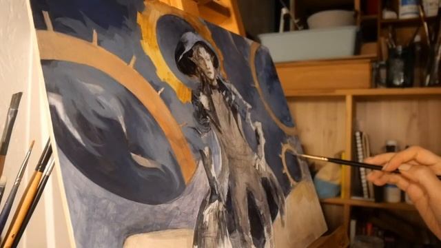 (realistic) Week as an Artist ? starting new fantasy art & studio vlog 04 смотреть онлайн