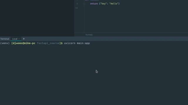 Уроки FastAPI создание и обзор проекта - урок 1