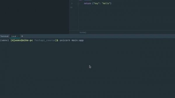 Уроки FastAPI создание и обзор проекта - урок 1
