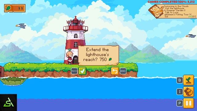 [STEAM] 100% Achievement Gameplay: Luna's Fishing Garden [Part 1] смотреть онлайн