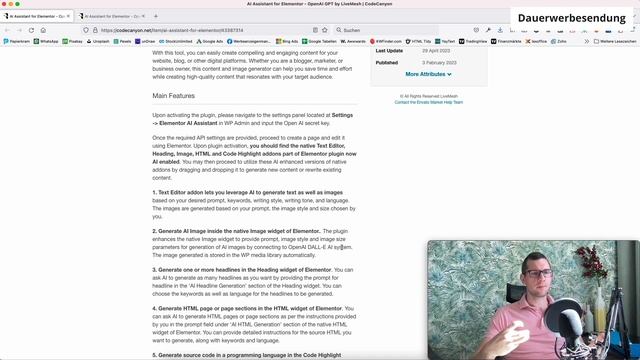 Chat GPT für Elementor ?? OpenAI ? AI Assistent für Texte + Bilder in WordPress & WooCommerce смотреть онлайн