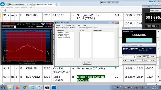 FM DX Es - 120619 1704UTC - 91.7 Radio Euskadi (E) Bilbao=Bilbo/Ganeta (PVA-BI) 20kW 1532km смотреть онлайн