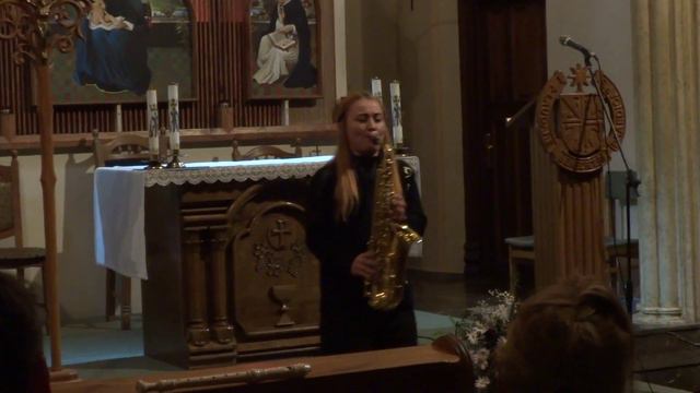 MARIA KALIEVA - saxophone, MAYA KADYROVA - organ. "Concerto pour une voix" смотреть онлайн