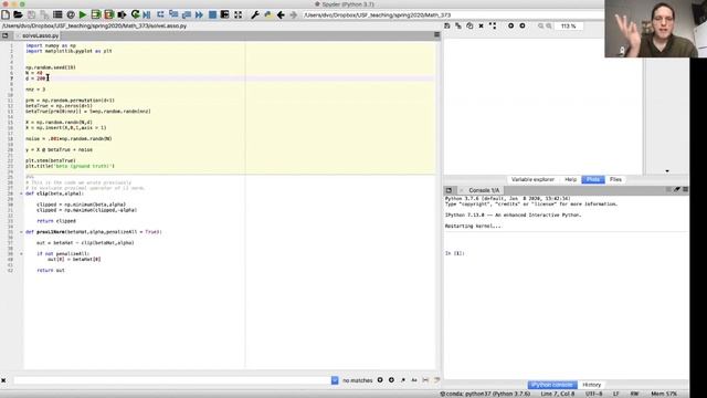 Implementing a Lasso solver from scratch in Python смотреть онлайн