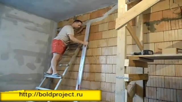Как штукатурить стену по маякам смотреть онлайн