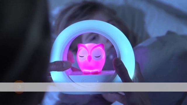 ZAZU | Ночник для детей с датчиком звука Сова Лу смотреть онлайн